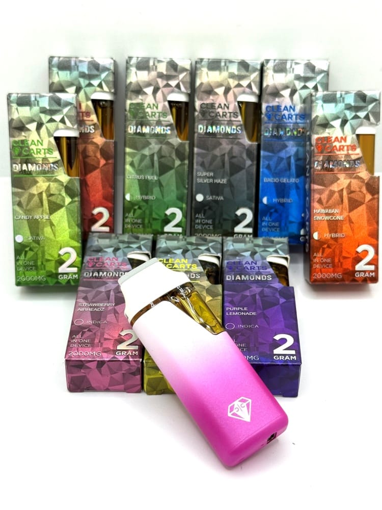 Clean Carts UK | 2g | 86% THC | Pure Quality