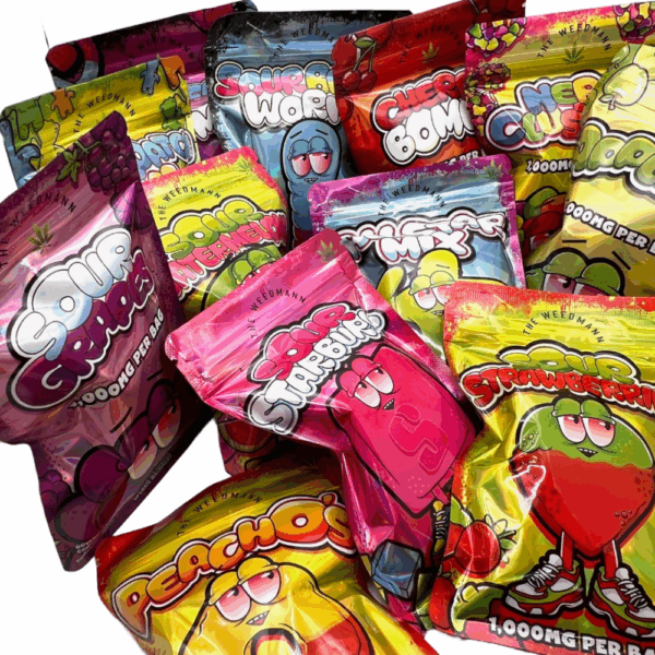 1,000mg THC Gummies UK | High Potency Edibles | 10 Pack