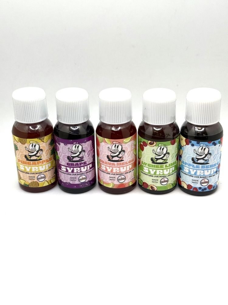 200mg Solventless Live Hash Rosin Syrup UK | Premium Edible