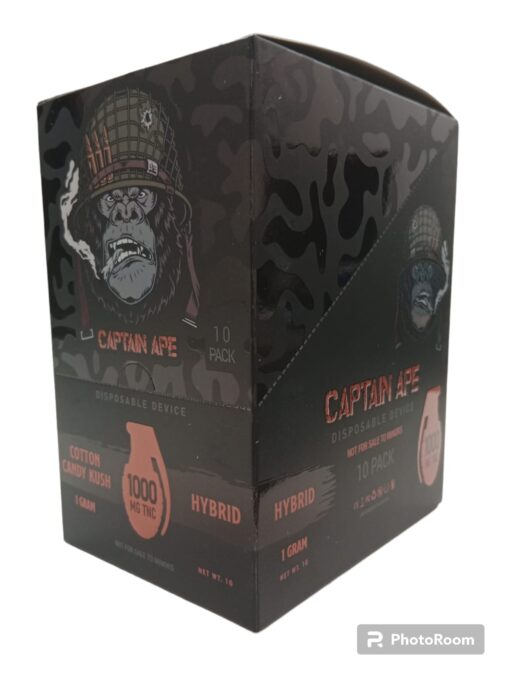 Captain Ape Vape UK | 2g | THC Disposable | Bold Branding