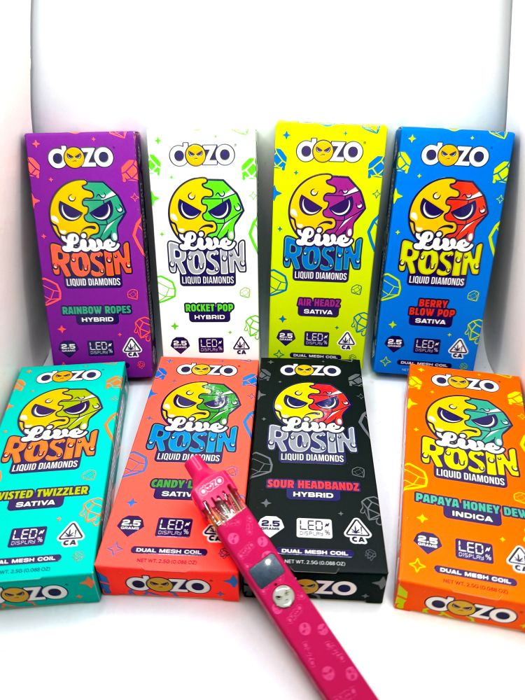 Dozo 2.5g Disposable UK | 85% THC | Extra Capacity