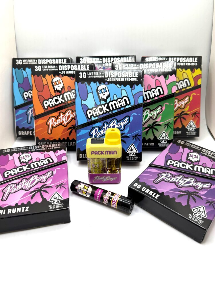 Packman x Party Boyz 3g UK | 88% THC | 1200+ Puffs