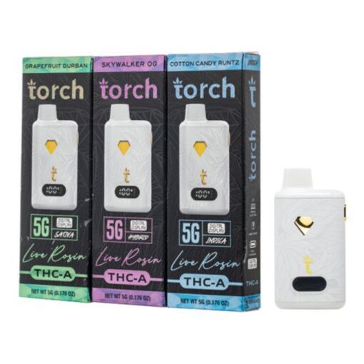 Torch THC Vape UK | 2g | 84% THC | Best Value Rechargeable