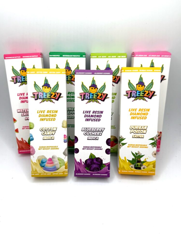 Treezy 3g Disposable Vape UK | 86% THC | Extended Capacity Fun